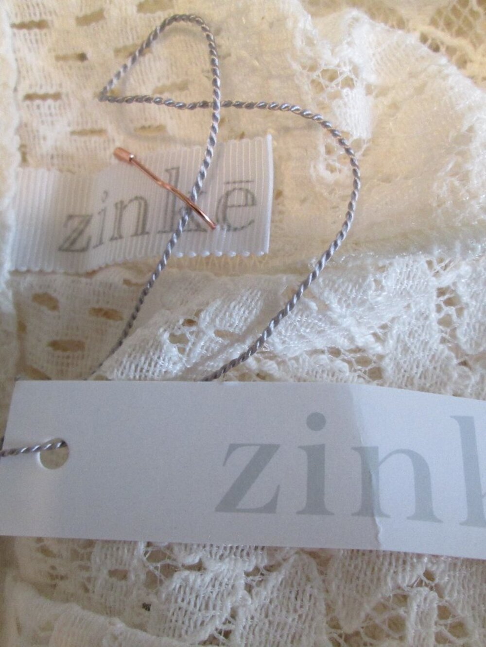 Zinke Layla High-Waist Lace Cover-Up Shorts – Ivory – Size M– NWT - Picture 6 of 7